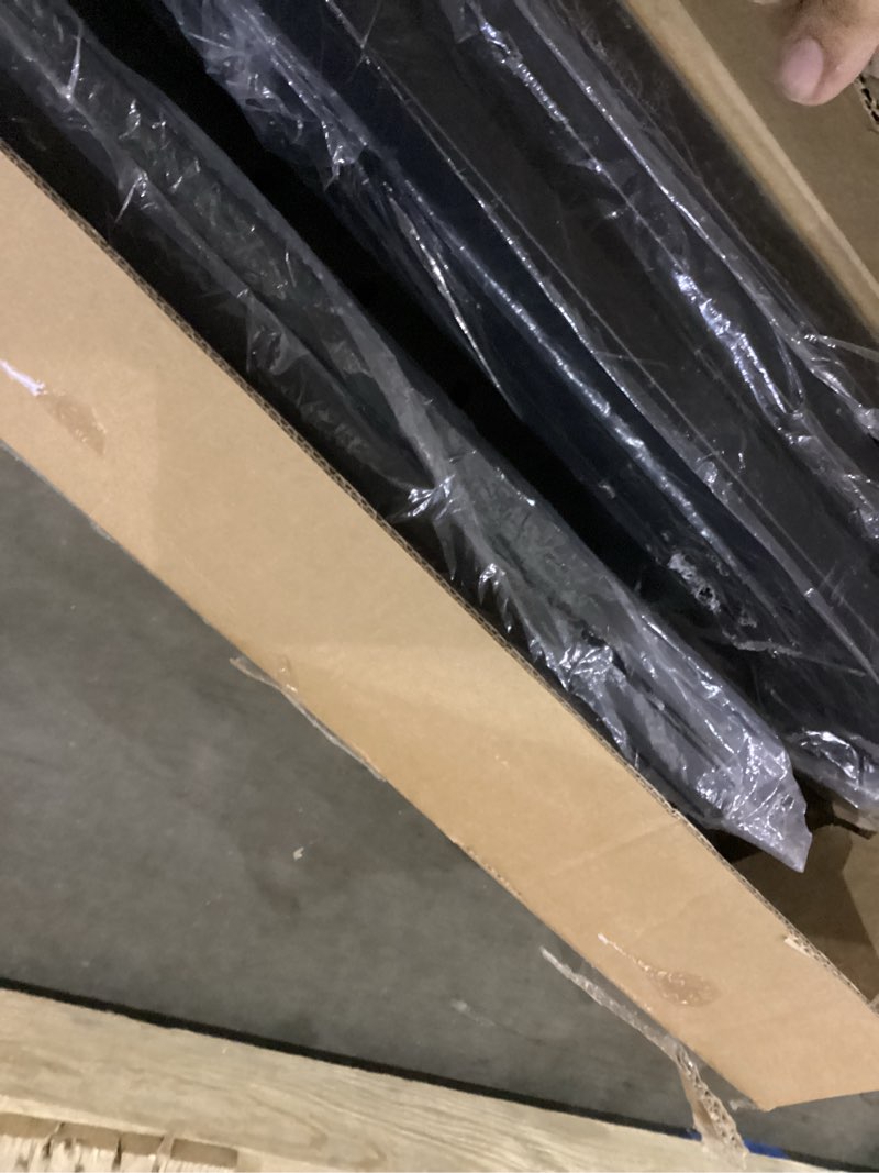 Condition photo showing As Is for California king bed frame