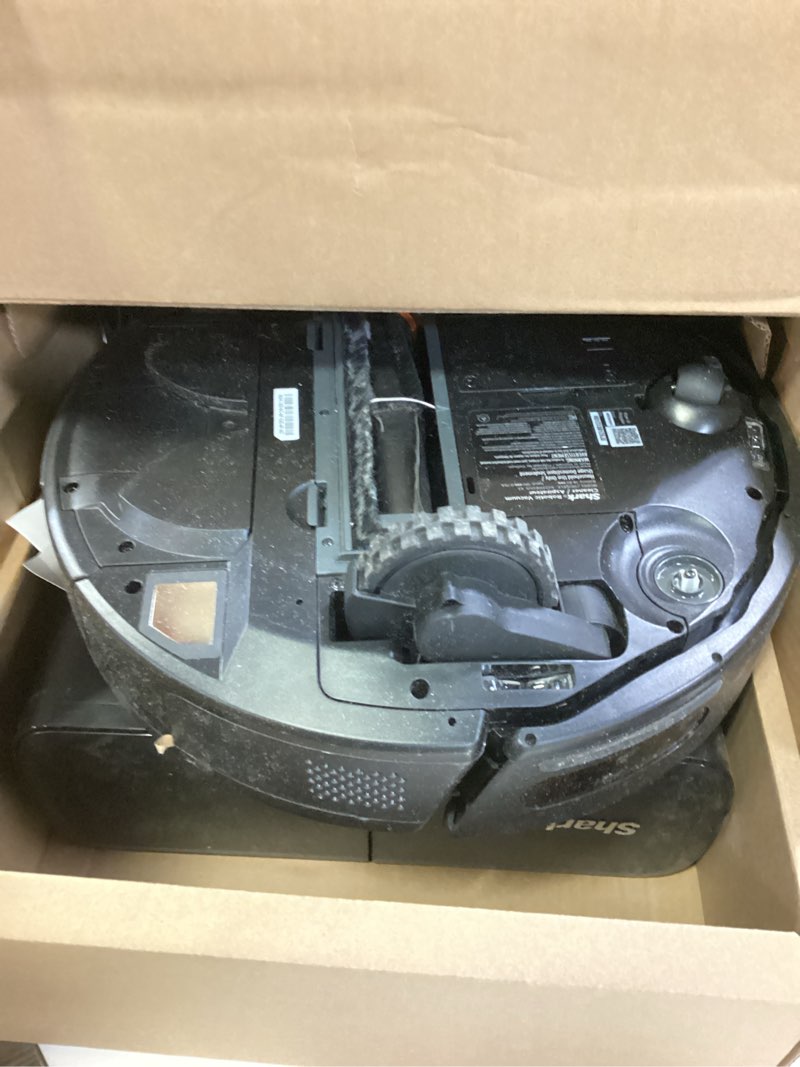 Condition photo showing As Is for Shark AV2501S AI Ultra Robot Vacuum, with Matrix Clean, Home Mapping, 30-Day Capacity HEPA Bagless Self Empty Base, Perfect for Pet Hair, Wifi, Dark Grey Matrix AI Ultra Dry Self Empty