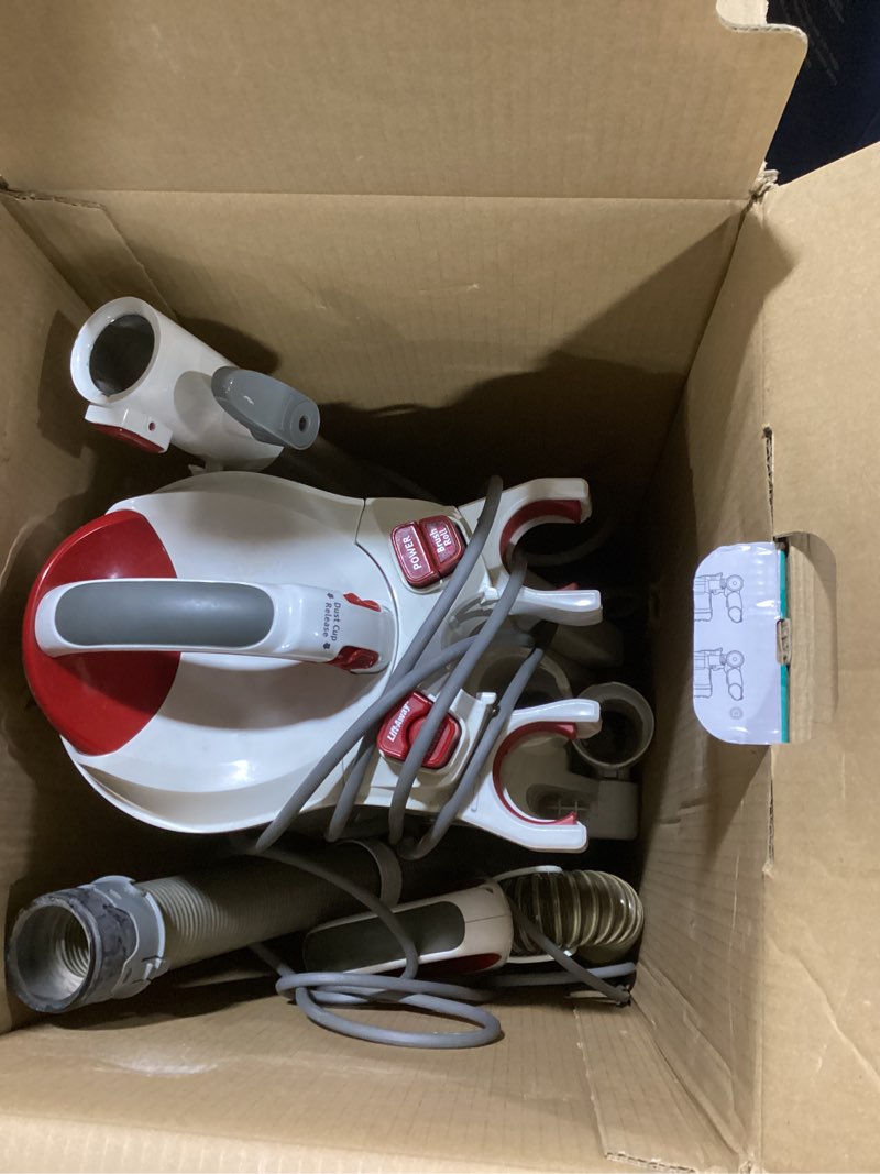 Condition photo showing As Is for shark zu102 rotator pet upright vacuum with powerfins hairpro & odor neutralizer technology, charcoal, 2.9 l dust cup powerfins+odor neutralizer technology