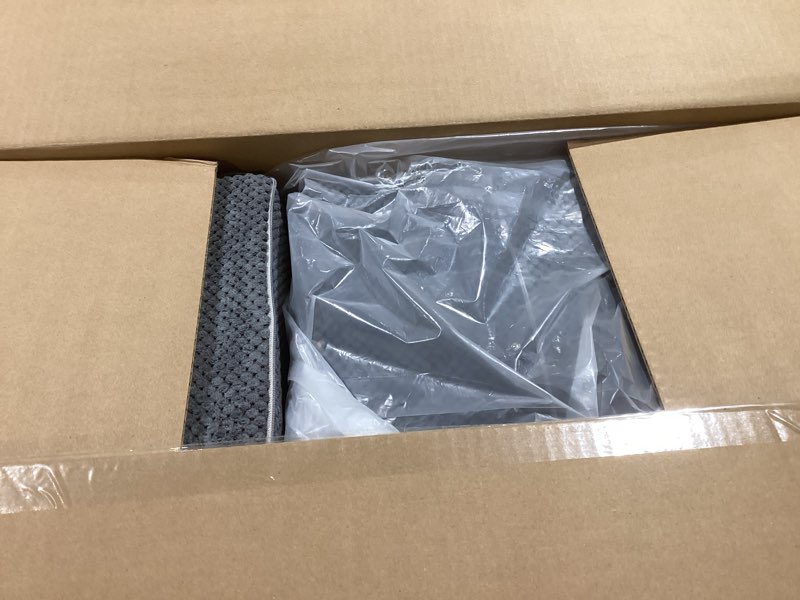 Condition photo showing Good Condition for dog stairs for small dogs - pet stairs 2 in 1 with zippers suitable for couch and bed, 35d foam dog steps with non slip bottom grey 4 steps, grey 4-step ( 15x24x18 ) fleece grey