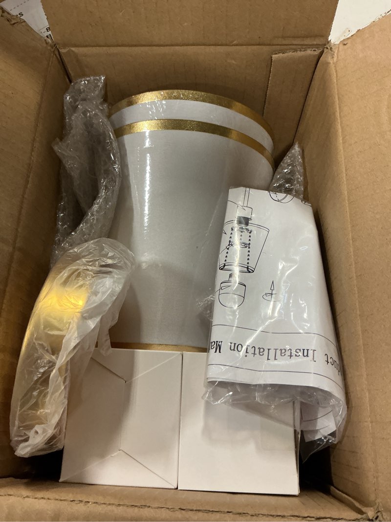 Condition photo showing Good Condition for StarLume Battery Operated Wall Sconce Set of 2, LED Rechargeable Gold Wall Lights with 5200mAh Dimmable Bulbs and Remote,15 Colors Wireless Wall Lamps for Bedroom Living Room Hallway Decor