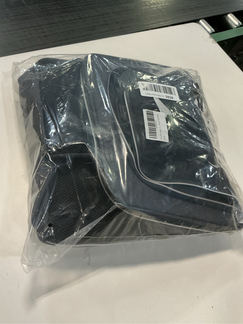 Condition photo showing Good Condition for Dog Bike Basket Carrier, Expandable Foldable Soft-Sided Dog Carrier, 2 Open Doors, 5 Reflective Tapes, Pet Travel Bag,Dog Backpack Carrier Safe and Easy for Small Medium Cats and Dogs(Black)