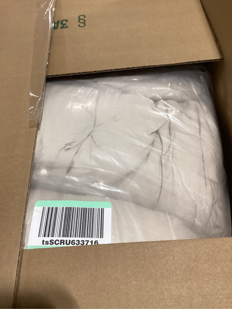 Condition photo showing Good Condition for JOLLYVOGUE Queen Comforter Set 7 Pieces - Queen Size Comforter Sets for All Season, Pintuck Bedding Comforter Sets with Comforter, Flat Sheet, Fitted Sheet and Pillowcases & Shams