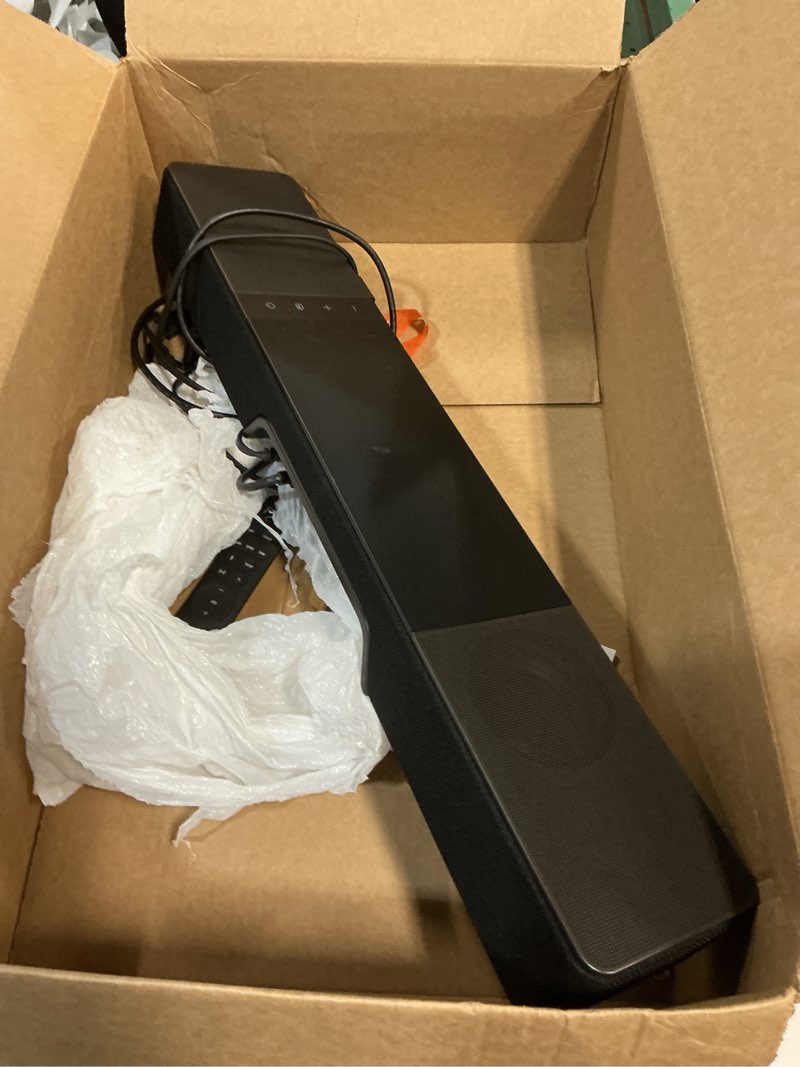 Condition photo showing As Is for Klipsch Flexus CORE 100 2.1 Channel Powered by Onkyo Bluetooth Sound Bar with Dolby Atmos and Custom Tuned Bass - Black