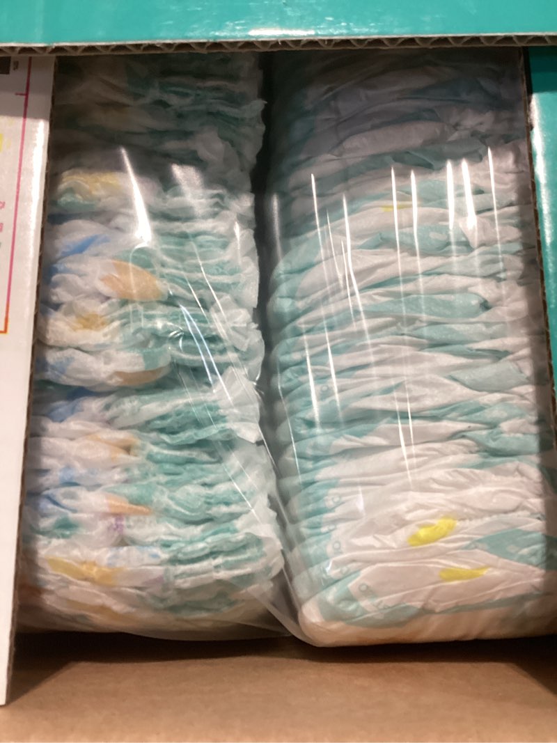 Condition photo showing Good Condition for Pampers Swaddlers Diapers, Size 1 (8-14 lbs), 198 Count, Absorbent, Keeps Baby Dry and Comfortable, Skin Safe Disposable Baby Diaper (Packaging May Vary)
