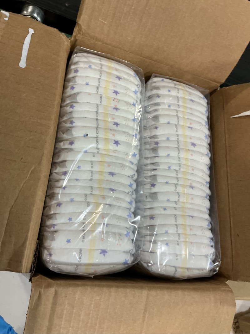 Condition photo showing New/Like New for huggies overnites size 5 overnight diapers (27+ lbs), 50 ct, packaging may vary size 5 50