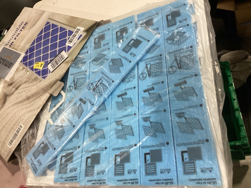 Condition photo showing New/Like New for leken 20x20x1 ac furnace hvac filter reusable electrostatic filters merv 13 for households with pets, contain 1 reusable abs frame+12 air filter medias