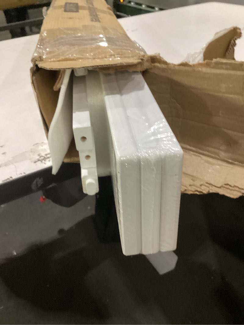 Condition photo showing New/Like New for Harwaya White Toddler Wall Bookshelf for Kids Room, 36 Inch Long Floating Nursery Book Shelves for Wall, Wide Hanging Bookshelves for Baby Girl Boy Childrens Kid Bedoom Playroom -Set of 3 36 Inch White