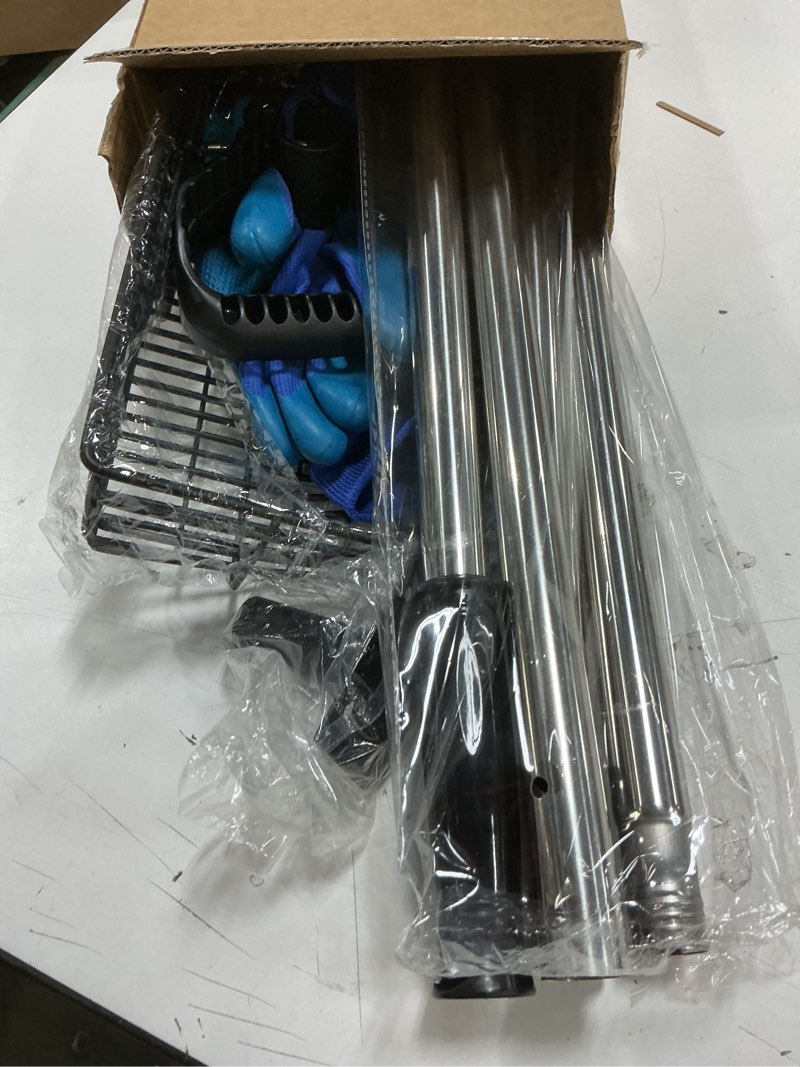 Condition photo showing New/Like New for Chicken Poop Scooper for Sand, Coop Scoop 3 in 1 Rake Function with Fine Sieve Hole, Adjustable Coop Scoop (38" to 68") for Chicken Coops & Pet, Convenient Chicken Poop Scooper for Sand