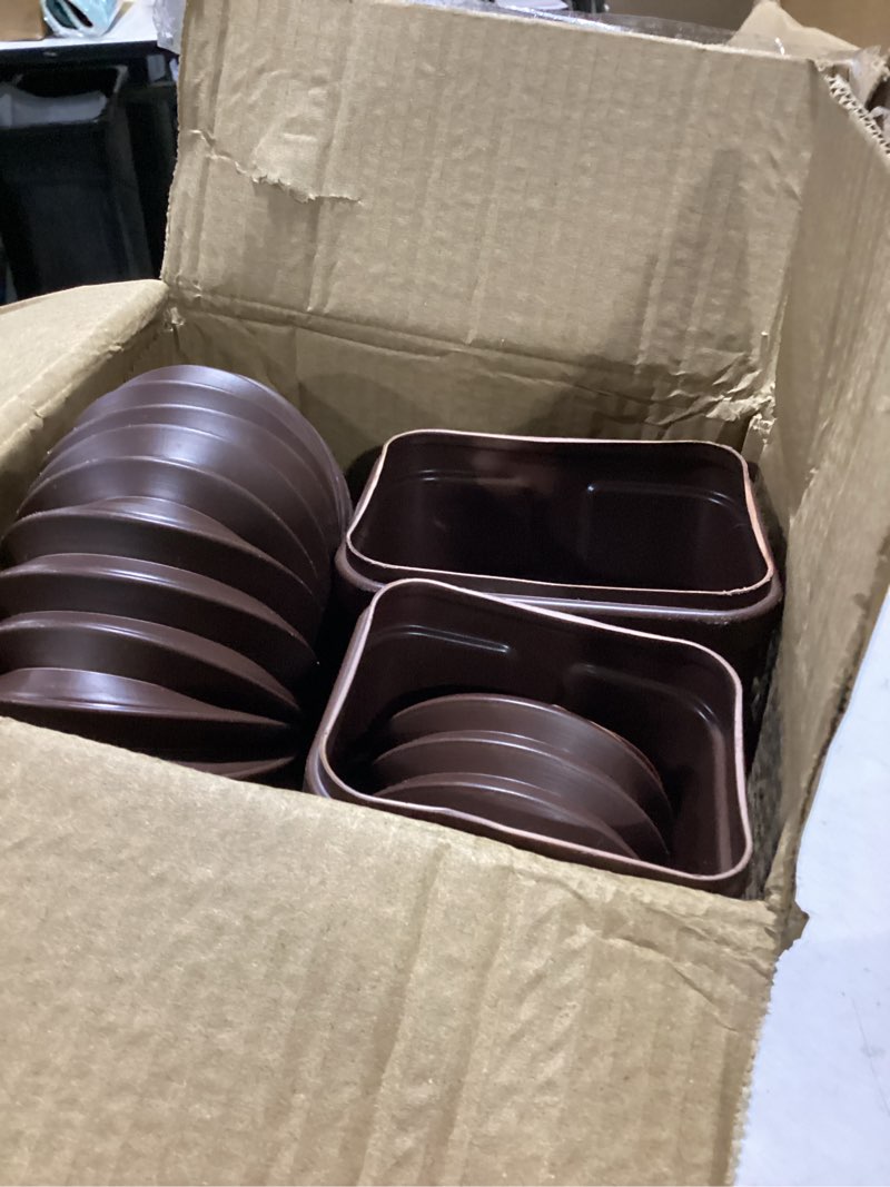 Condition photo showing Good Condition for prestantious 16.5ft long gutter downspout extensions, 3.1" od downspout extender pipe for 2"×3" and 3"×4" downspout, inside diameter 2.6 inches, flexible pipe stretched length 16.5ft, brown,1-pack brown-1-pack