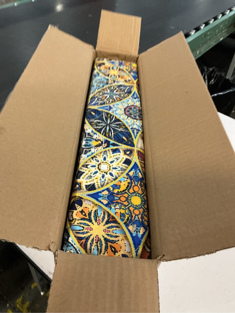 Condition photo showing Good Condition for american mahjong tile set with yellow printed carrying bag, 166 blue tiles, 4 all-in-one color racks/pushers, mah jongg sets, mahjong game set for travel, christmas, birthday gifts