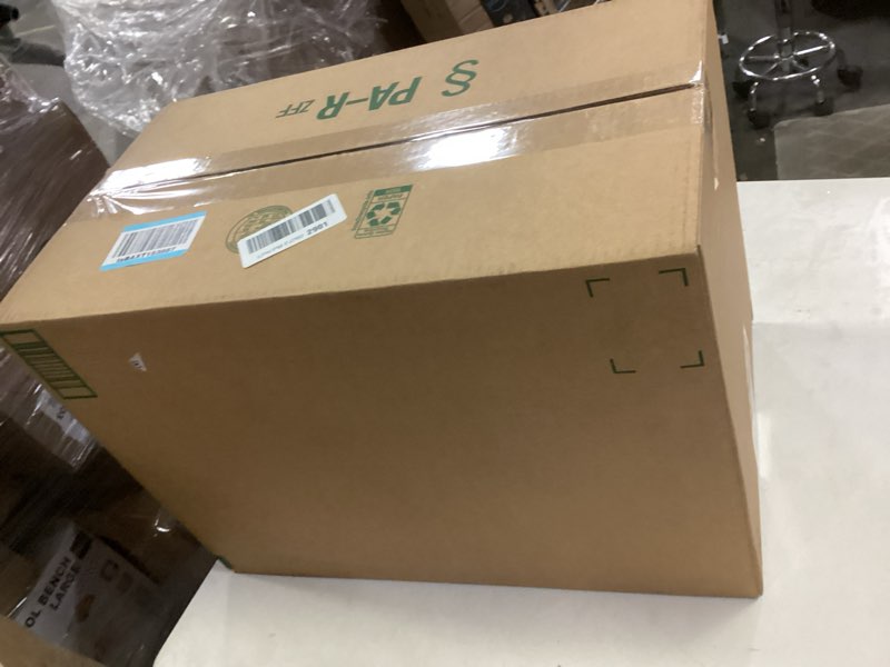 Condition photo showing New/Like New for SARO LIFESTYLE Linen Christmas Tree Skirt – Toscana Collection – Natural with Red Piping – Classic Holiday Farmhouse Décor, 72", Red Red 72"