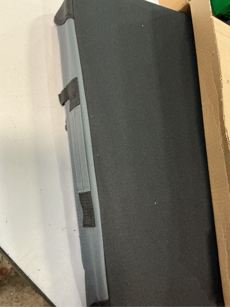 Condition photo showing Good Condition for prutapet large cat carrier 24"x16.5"x16.5" portable dog crate for small medium dogs collapsible traveling pet crate with collapsible bowl grey 24"x16.5"x16.5" (no litter box)