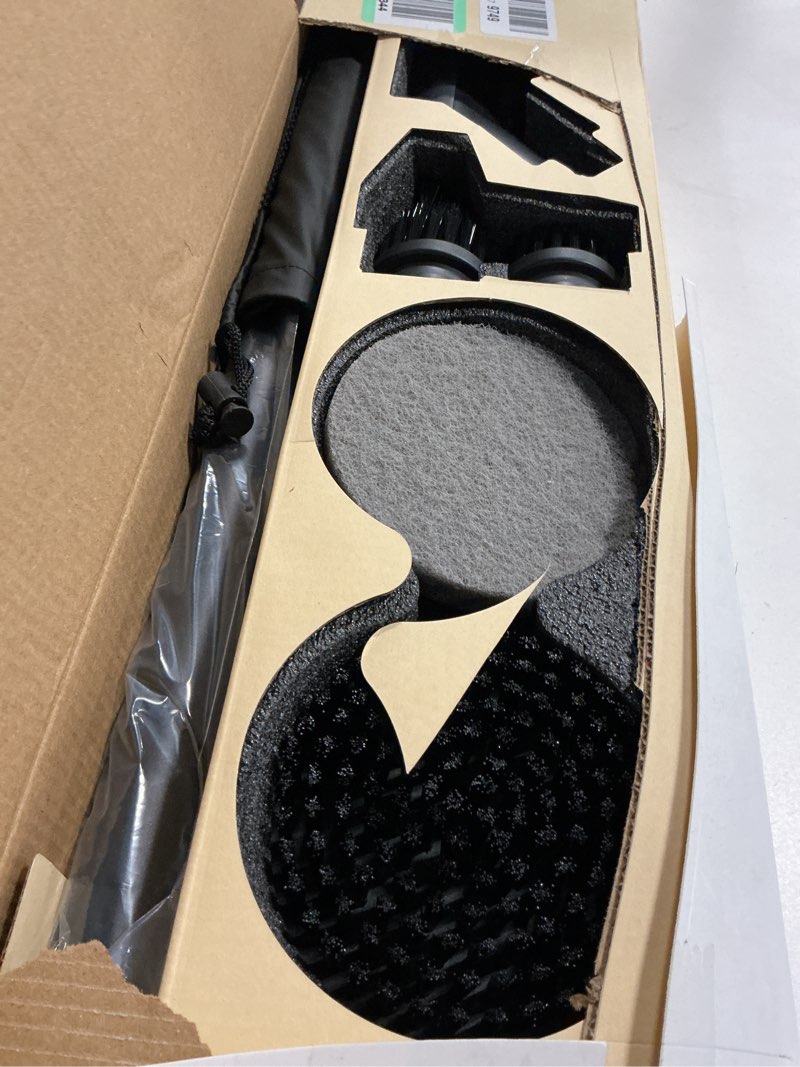 Condition photo showing Good Condition for HOTO Cordless Electric Spin Scrubber, IPX7 Full Body Waterproof Bathroom Cleaning Brush, Max 22 in-lb, Shower Scrubber Brush with Long Handle, 6 Brush Heads, Power Scrubber for Bathroom, Floor, Tile