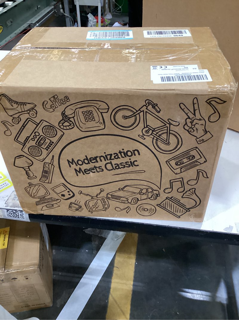 Condition photo showing New/Like New for Hazel Quinn X Eduardo Recife Collaboration 2-Slice Retro Toaster, 6 Browning Levels, 3 Functions-Defrost/Reheat/Cancel, Removable Crumb Tray for Easy to Clean, 1.5 Inches Extra Wide Slots Floral Printed Design