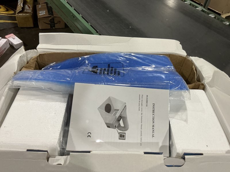 Hotorda Portable Airbrush Spray Booth with 3 LED Lights, Extra Replaceable Extra Filter Pad, Turn Ta