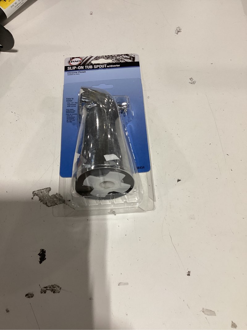 danco chrome universal fit bathtub spout with diverter