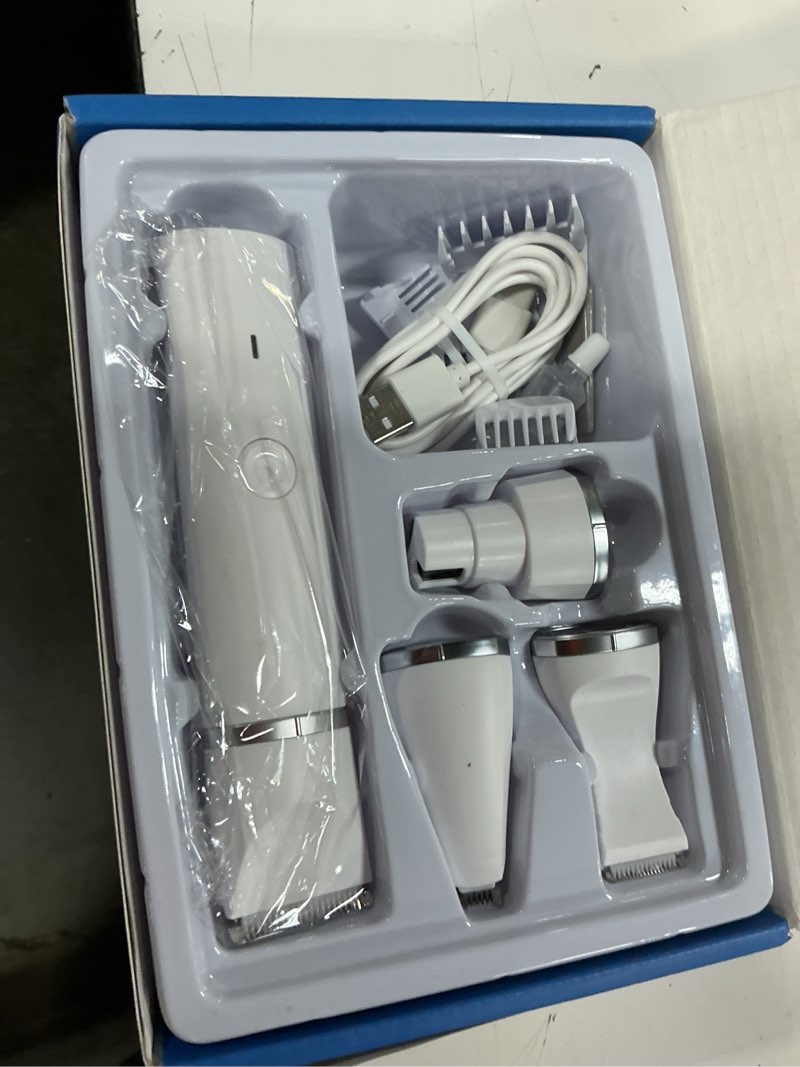 Condition photo showing As Is for veeconn dog clippers grooming kit hair clipper-low noise paw trimmer- rechargeable - cordless quiet nail grinder shaver for cats and other pets white