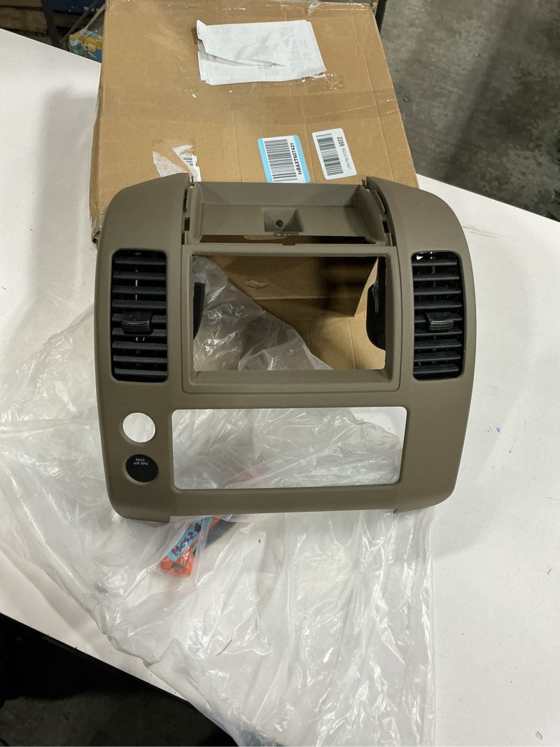 Condition photo showing New/Like New for Center Dash Console Instrument Panel Cluster Lid Bezel 68259-ZP16D 68259ZP16D Replacement for Nissan Frontier 2.4L 2.5L L4 3.8L 4.0L V6 2005-2020