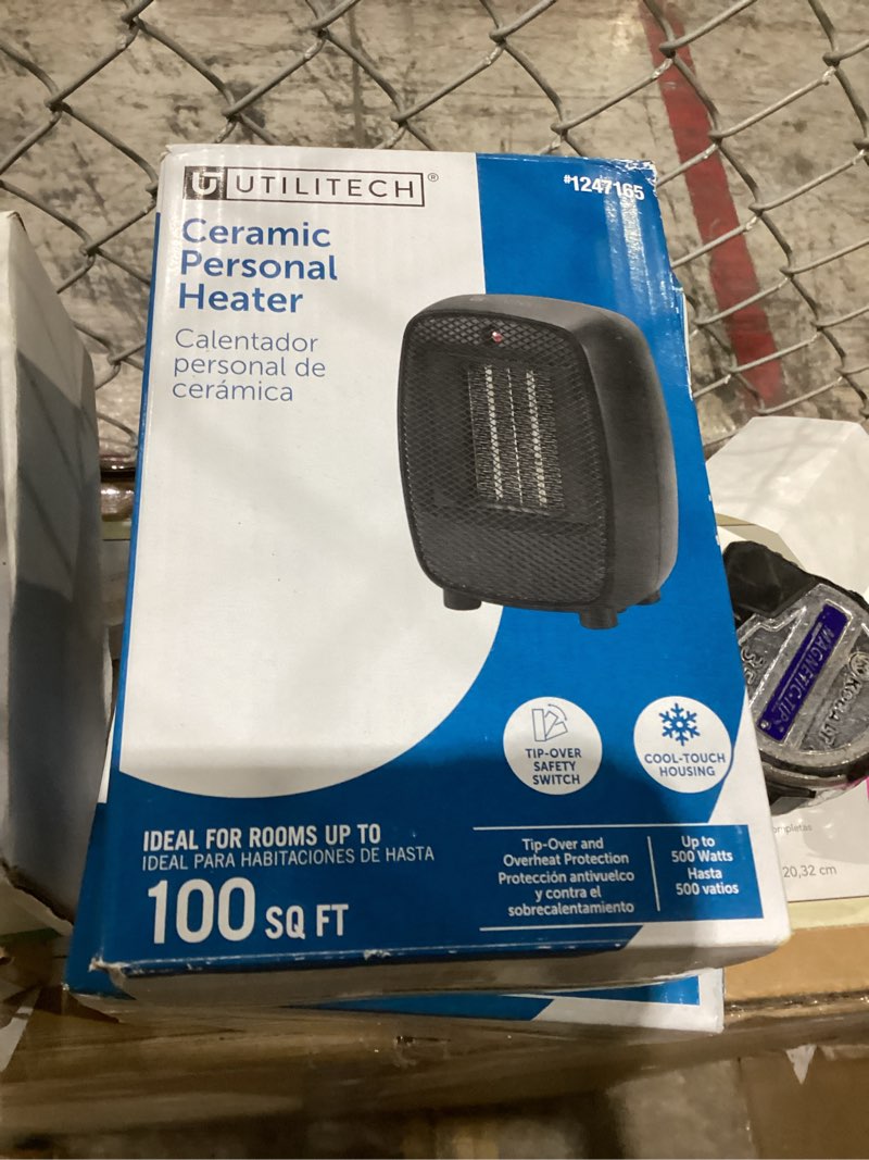 Condition photo showing As Is for Beyond Heat Personal Ceramic Heater