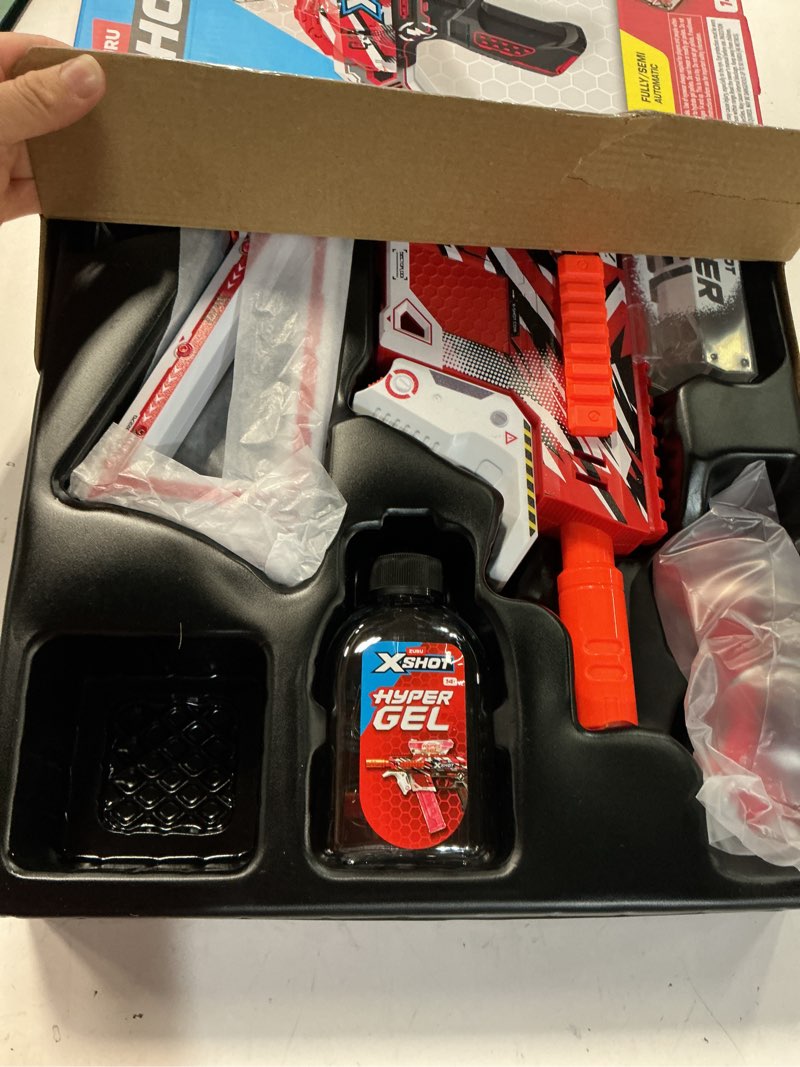 Condition photo showing Good Condition for xshot hyper gel hpg-700 blaster, semi and fully automatic gel blaster & 20,000 hyper gel pellets, 700 capacity mag, eyewear, ages 14 & up by zuru