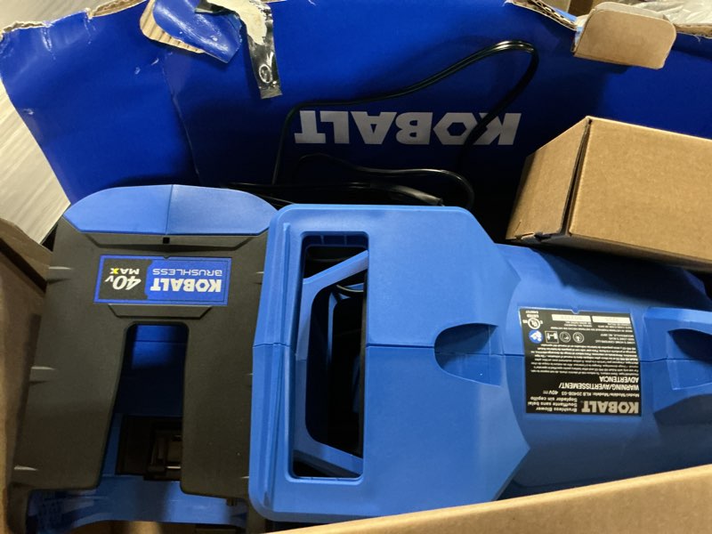 Condition photo showing Good Condition for kobalt 24-volt 500-cfm 120-mph battery handheld leaf blower 4.0 ah battery included charger included