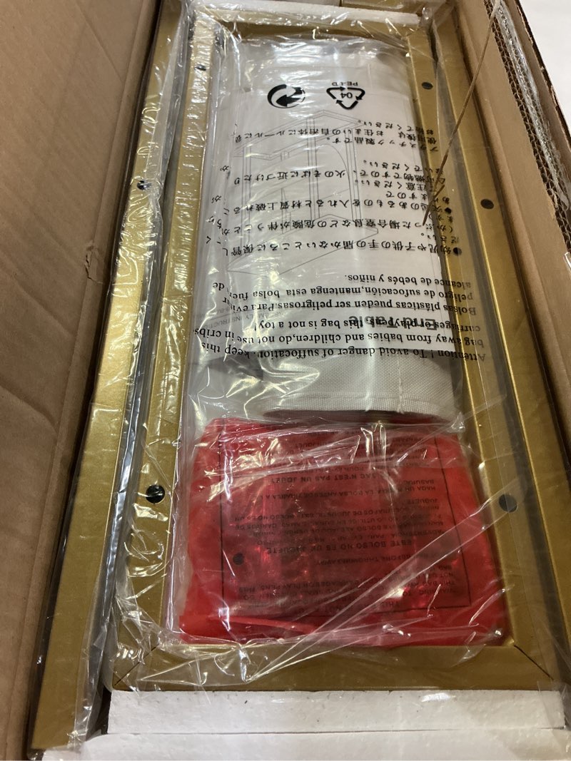 Condition photo showing New/Like New for Yusong Small Narrow Side Table for Small Spaces, 17.7" W Slim End Table Magazine Table Nighstand with Storage Holder, Accent Skinny Snack Couch Bedside Table, Gold White, Complete Iron Pipes White 17.7" W