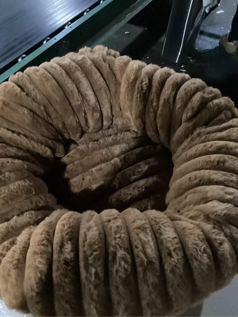 Condition photo showing Good Condition for MIXJOY Orthopedic Dog Bed Comfortable Donut Cuddler Round Pet Beds Ultra Soft Washable Dog and Cat Cushion (20''/23''/30'') (23'', Brown) S(23’’x 23’’) Brown