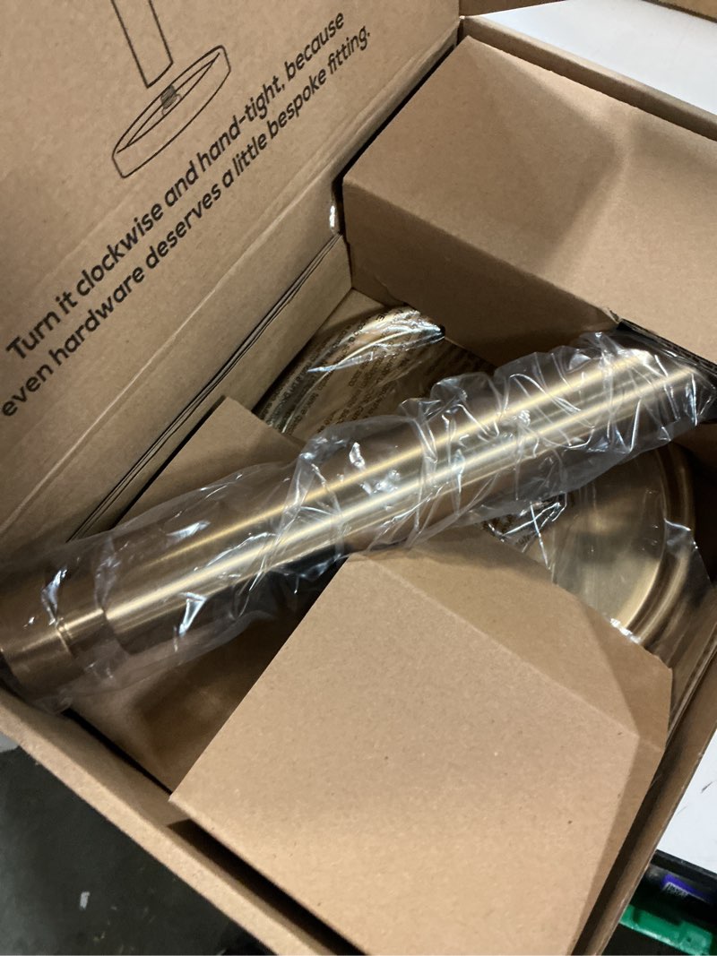 Condition photo showing New/Like New for ivilon countertop paper towel stand - steady and easy tear - fits all paper towel rolls - warm gold
