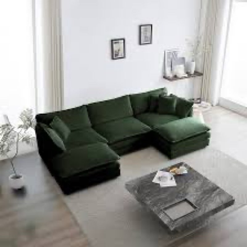 ( incomplete )( similar)U - Shaped Sectional Sofa W/Reversibl