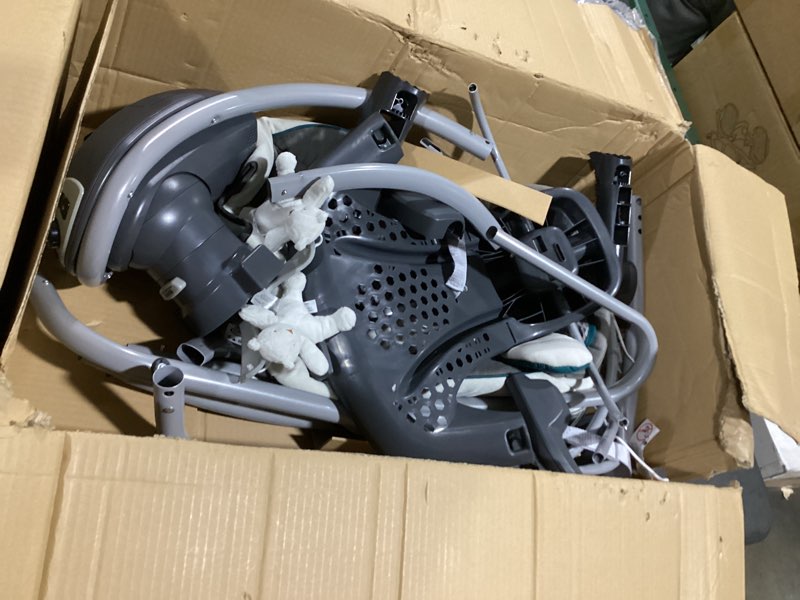 Condition photo showing As Is for graco duetsoothe swing and rocker with removable swing seat and 6 swinging speeds for toddler swing seat and swing chair sapphire