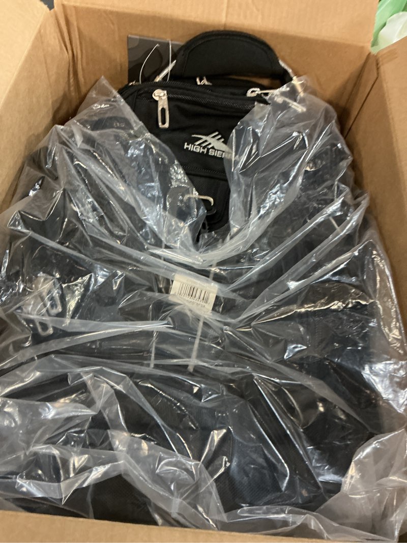 Condition photo showing New/Like New for high sierra xbt - tsa laptop backpack, black, one size one size black