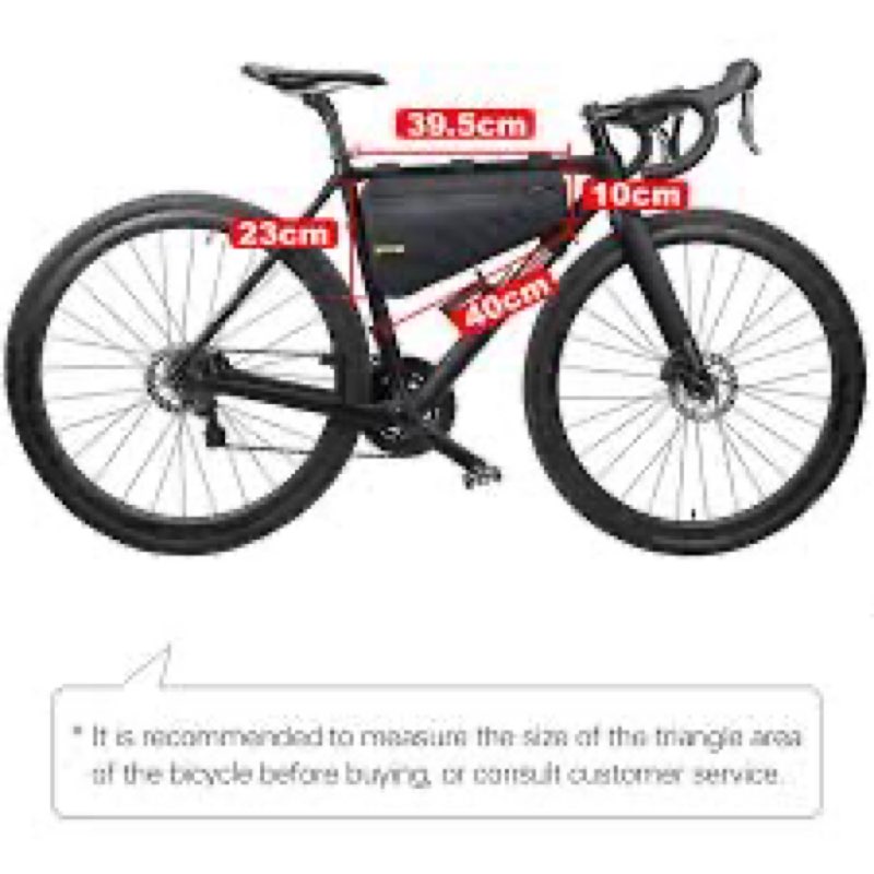 Rhinowalk Bicycle Front Frame Bag Bike Under Top Tube Triangle Waterproof Bag 2.4L Cycling Accessori