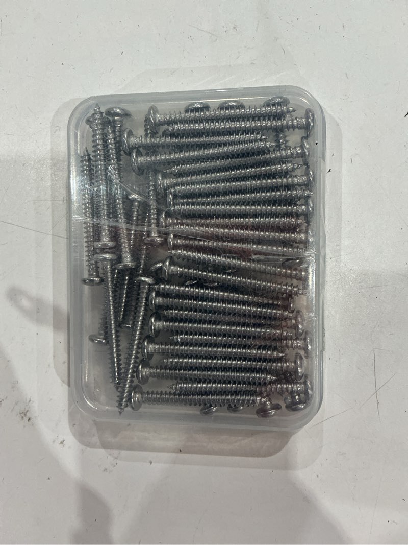 Condition photo showing Good Condition for 50pcs stainless steel septic tank risers screw - 18-8 material, #10 thread, 1 3/4" length, pan head 