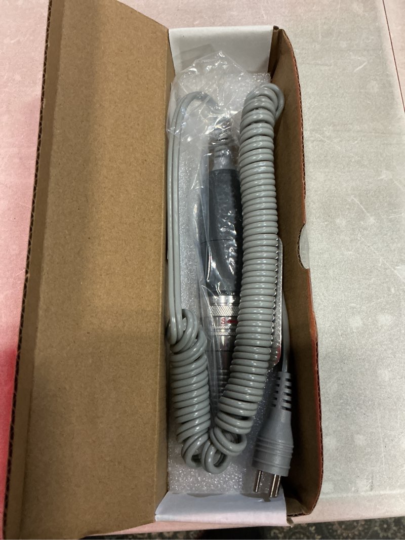 Condition photo showing Good Condition for nail drill handpiece for up200 machine, compatible with kupa kp55, kp60, kp5000, homove 35000rpm professional electric nail file handle replacement 3 pins, low noise and comfortable (only handpiece)