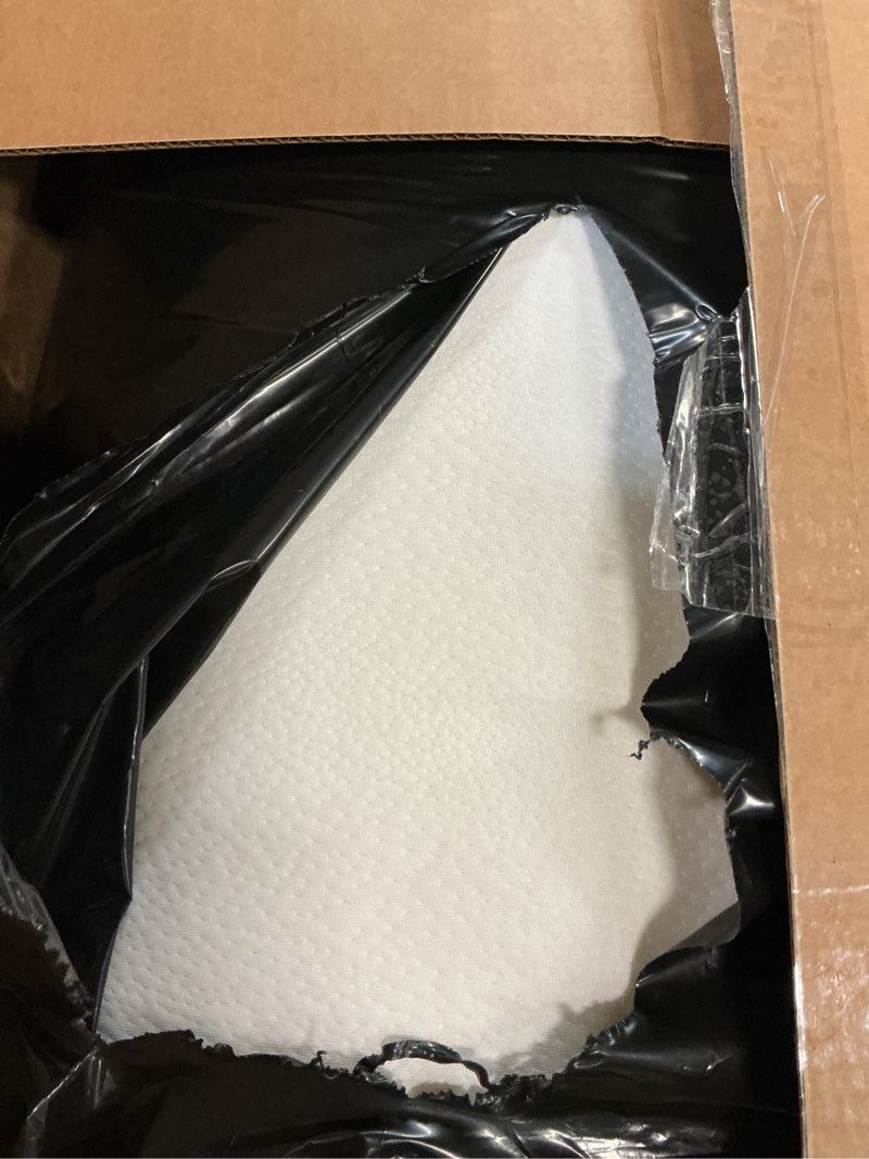 Condition photo showing As Is for sunyrisy adjustable wide size bed wedge pillow, wedge mattress topper with washable cover, mattress wedge lifter, inclined mattress elevator for acid reflux, neck & back pain, anti-snoring, king king 76*32*7.5in