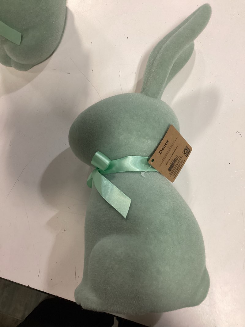 Celebrate easter decor green small bunny