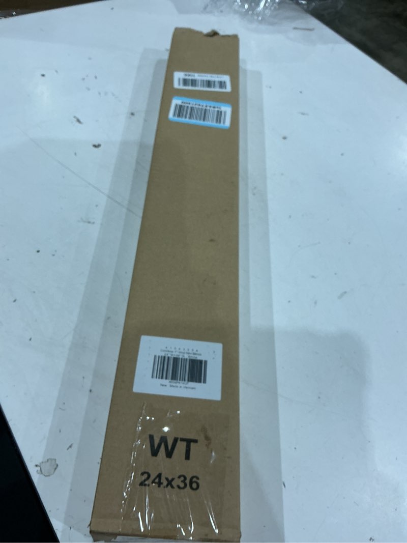 Condition photo showing Good Condition for lazblinds cordless white 1" room darkening vinyl mini blinds, 24" w x 36" h horizontal window blinds for home, cordless shades for indoor windows white 24"w x 36"h