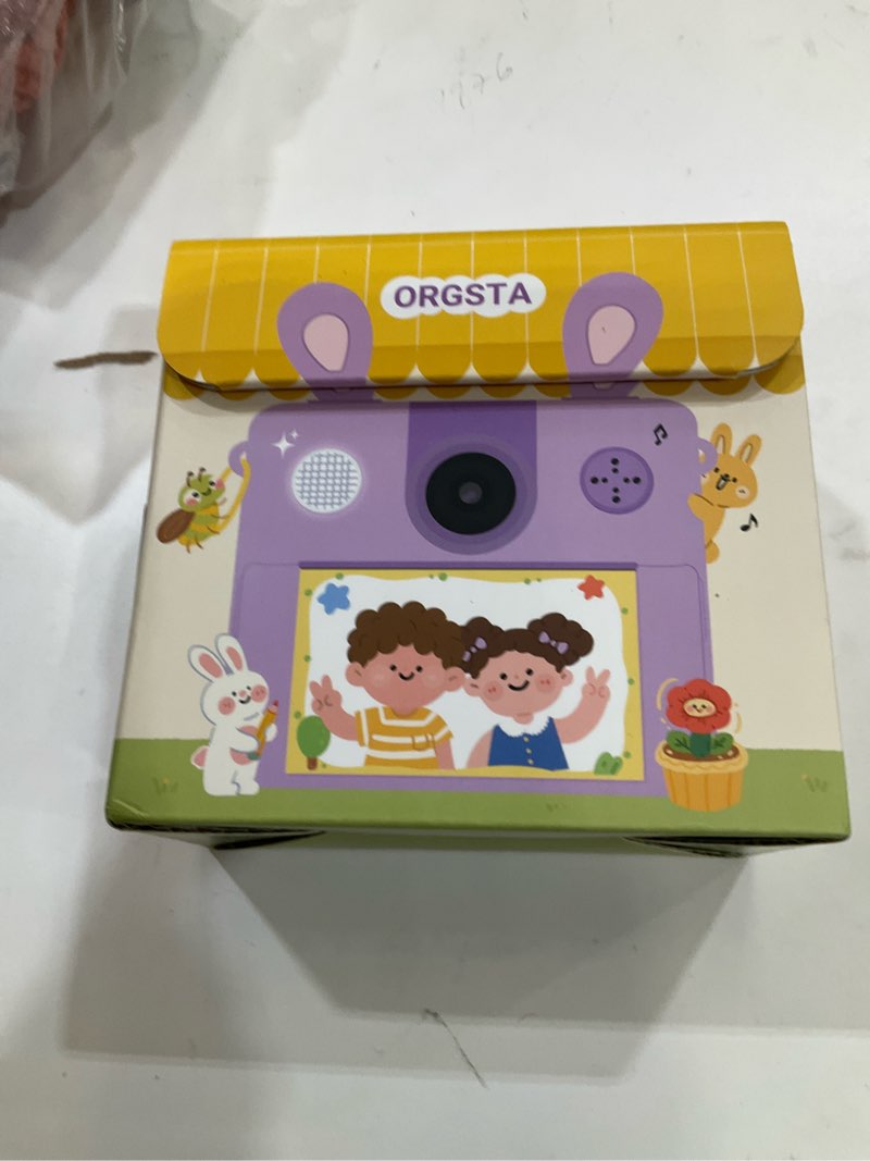Condition photo showing New/Like New for ORGSTA Kids Instant Print Camera for Boys and Girls 1080P HD Toddler Digital Camera with 3 Rolls Print Paper&32G Card, Christmas Birthday Gift Toys for Age 3-16 Kids Portable Travel Digital Camera Toy Green