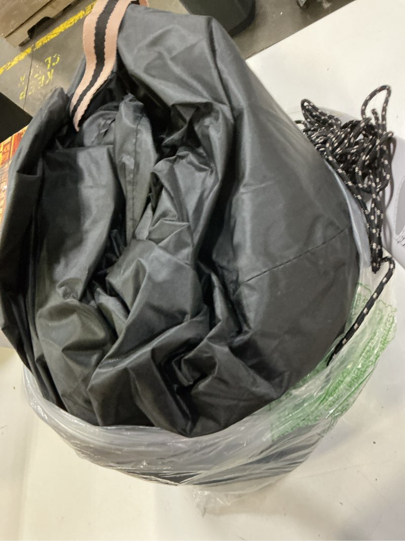 Condition photo showing Good Condition for qh.home 8.2x14 ft oval pool cover for bestway/intex/coleman frame oval pool, [excellent windproof ] with adjustable buckle straps & drawstring hem. [durable, tear resistant] 8'x14'(oval)