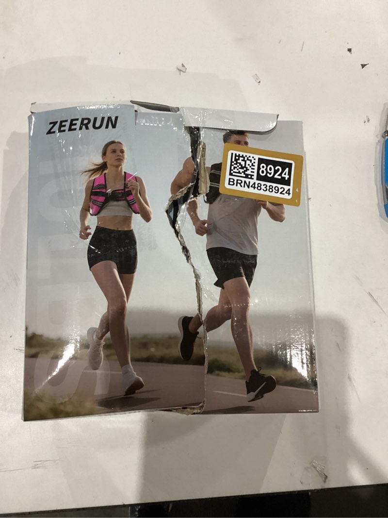 Condition photo showing Good Condition for Zeerun Weighted Vest for Women & Men with Reflective Stripe and Adjustable Buckle, Comfortable & Durable Rucking Vest for Walking, Running & Strength Training 10 lb Black