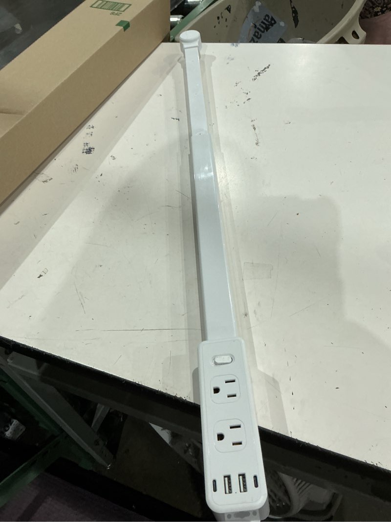 Condition photo showing Good Condition for electrical outlet extender stick–180° rotating, 22"–34" adjustable