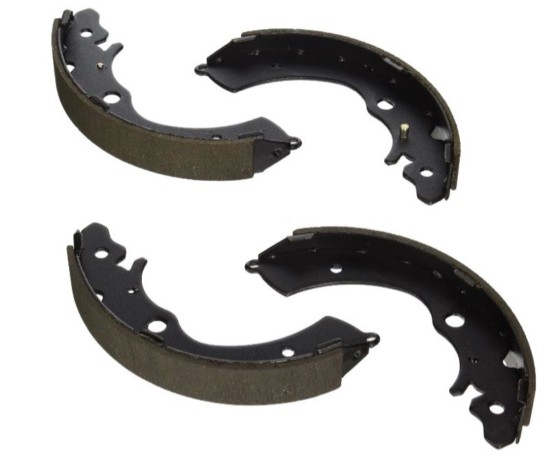 bosch bs627 blue drum brake shoe set - compatible with select honda accord, civic, cr-v, fit; rear