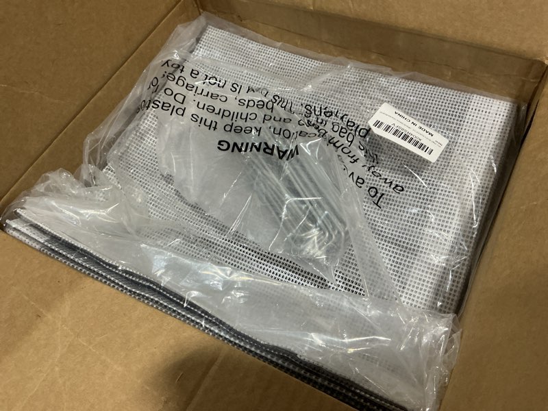 Condition photo showing Good Condition for sky high bull's-eye (24"x24") degradable drone ground control point gcp with 30 staples (black/white checkerboard) | aerial targets for drone mapping & surveying | compatible with dronedeploy & pix4d 24in burlap checkerboard (6)