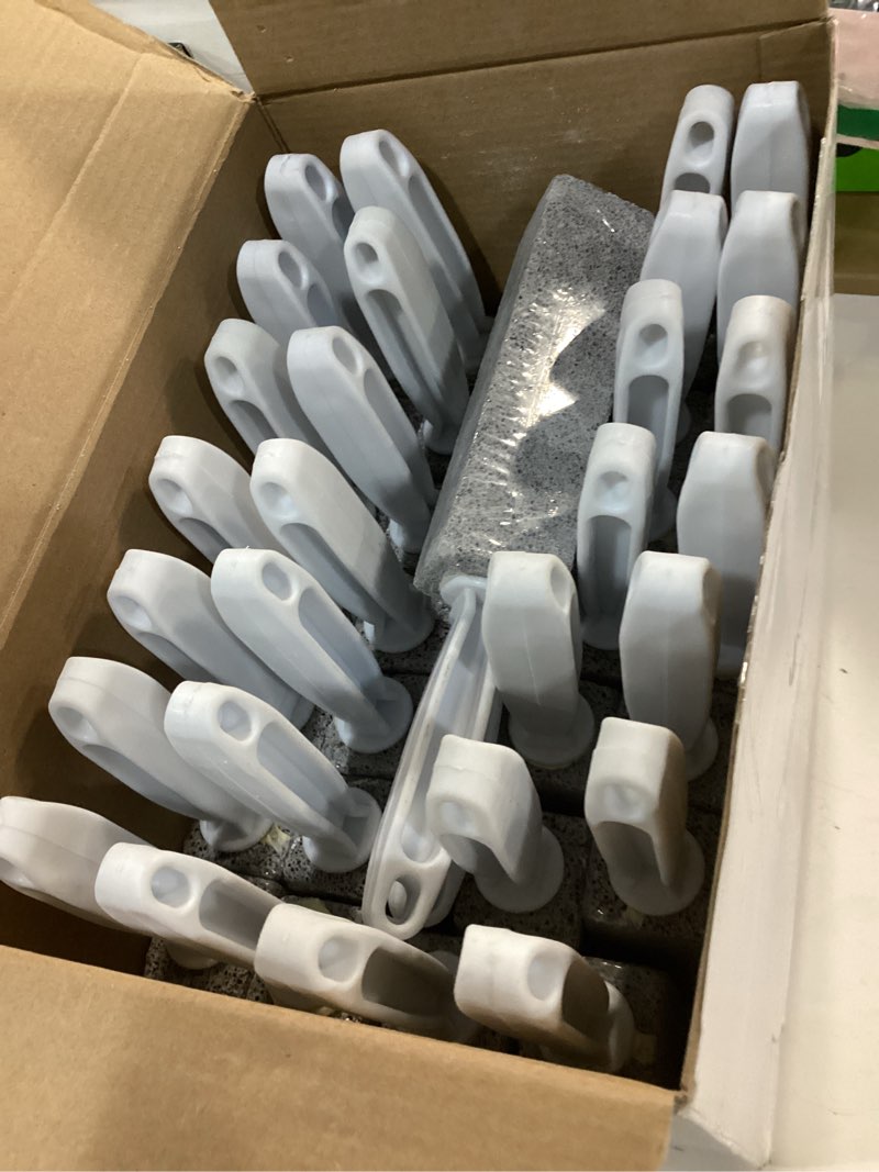 Condition photo showing New/Like New for 30 Pieces Pumice Toilet Bowl Brush Pumice Stone with Long Handle Toilet Stone Brush Block for Bath Grout Pool Kitchen Tubs Showers
