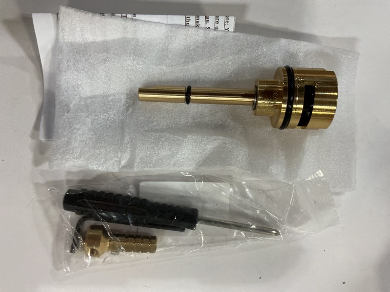 Condition photo showing Good Condition for RP51919 6 setting diverter cartridge compatible with rp51919 replacement part set,Brass Construction