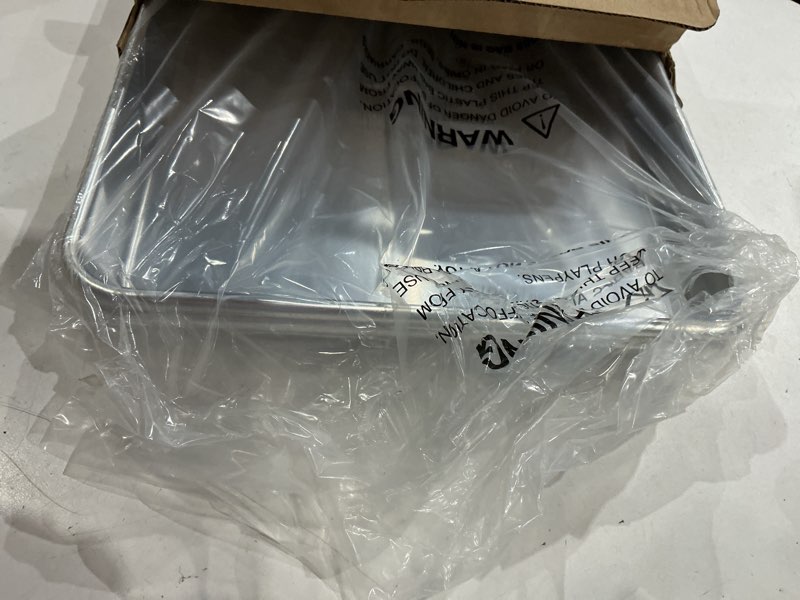 Condition photo showing Good Condition for commercial quality baking sheet pan set, natural aluminum cookie sheet, umite chef encapsulated galvanized steel rim warp resistant baker's quarter sheet pan, cookie tray pans for baking, roasting 13x9.5in