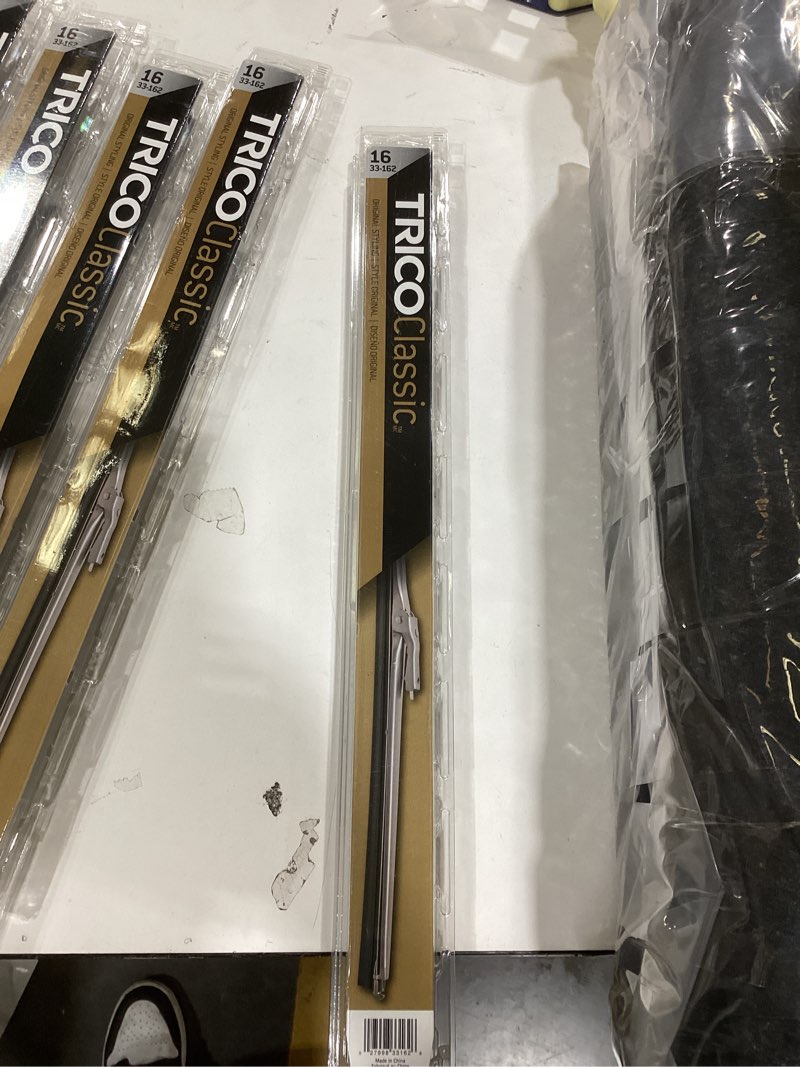 Condition photo showing New/Like New for trico classic 16 inch wiper blade, strength and durability with steel frame for select model years (33-162)