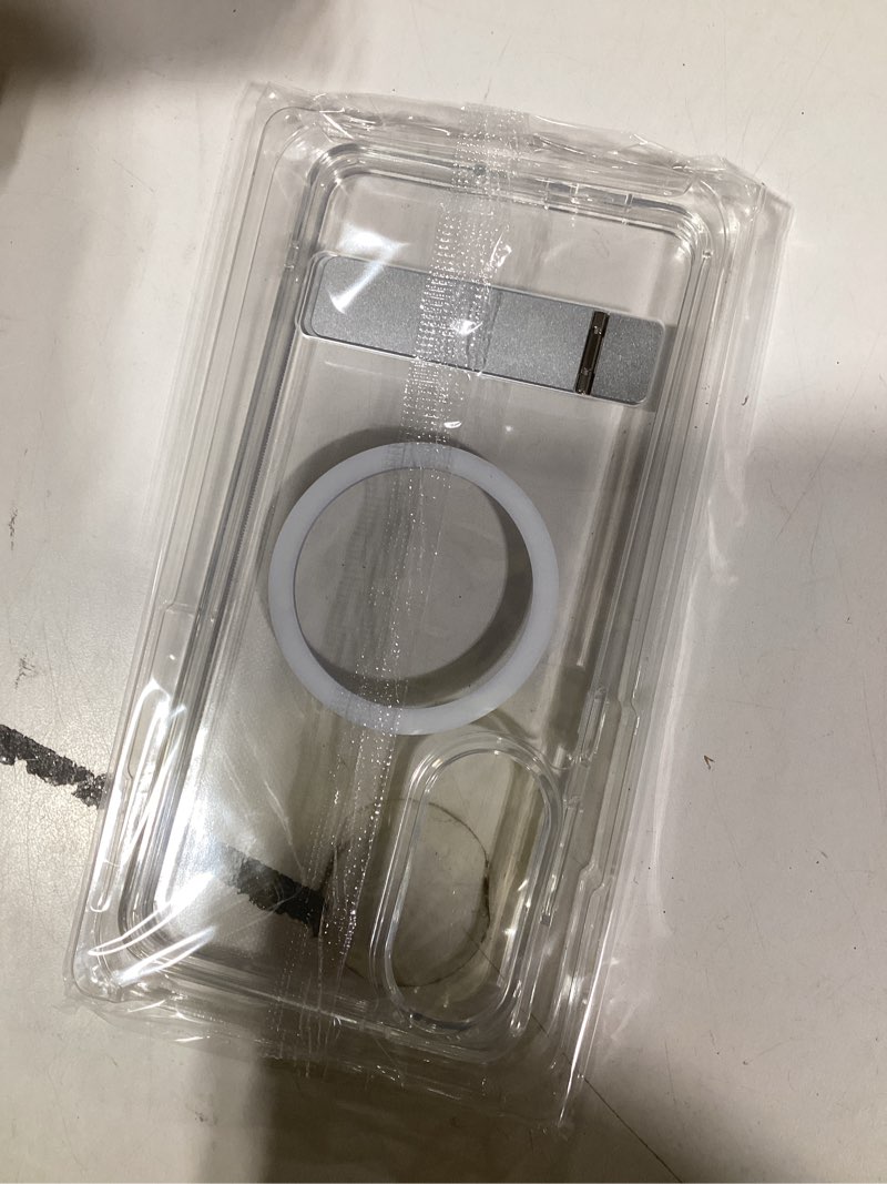 Condition photo showing New/Like New for SPIDERCASE Magnetic for Samsung Galaxy S25 Edge Case, [3 Stand Ways][ Military Grade Drop Protection] with Invisible Stand Shockproof Slim Case for S25 Edge 5G,Clear Clear S25 Edge