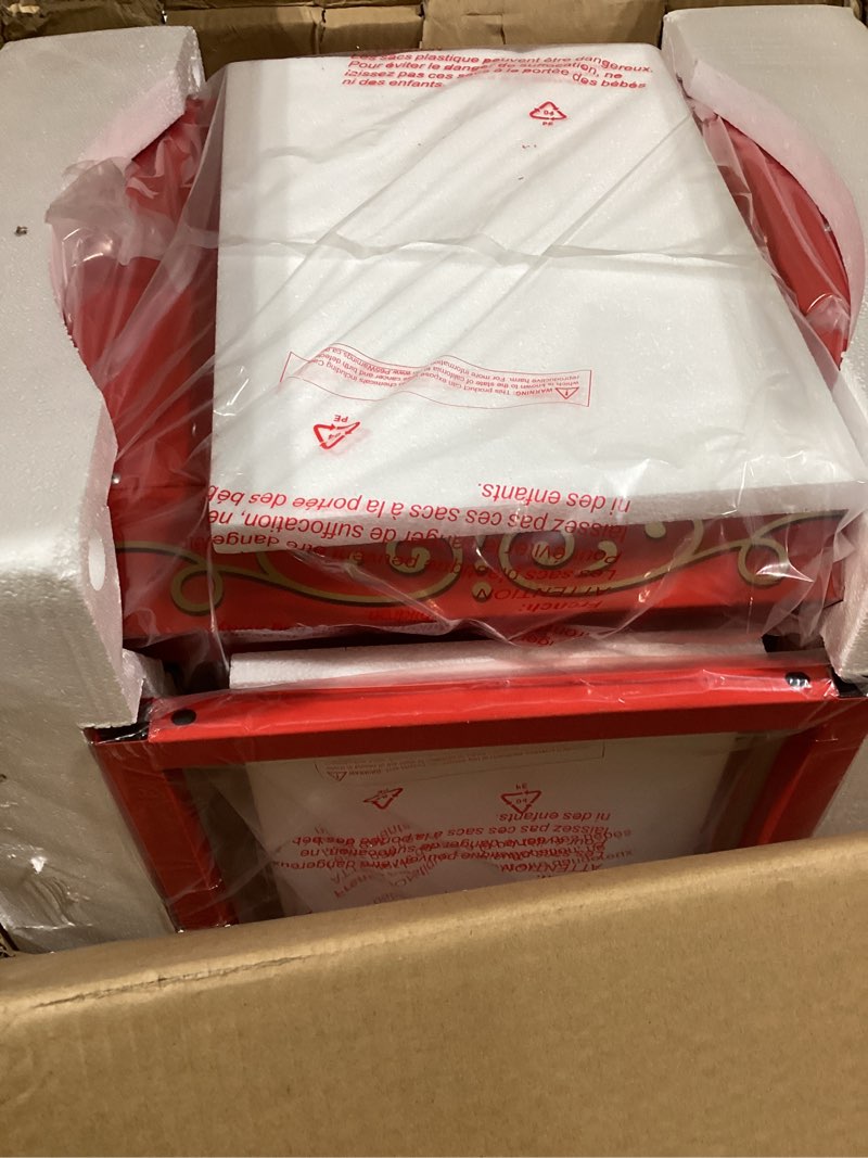 Condition photo showing Good Condition for great northern popcorn company 5995 10 oz. perfect popper popcorn machine with cart - red (5995 gnp red 10oz. full)